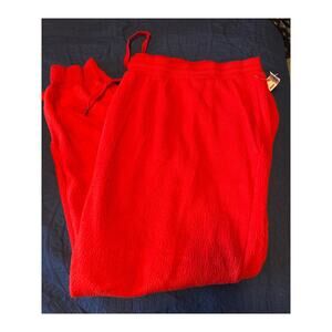 NWT Old Navy Plus Size Red Sweatpants Drawstring Waist Warm Soft Size 4X